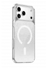 Mey İthalat®   iPhone 17 Pro Max Sora Simli Magsafe Kapak - Beyaz