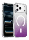 Mey İthalat®   iPhone 17 Pro Max Sora Simli Magsafe Kapak - Mor
