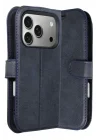 Mey İthalat®   iPhone 17 Pro Max Trend S Plus Kapaklı Kılıf - Lacivert