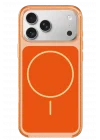 Mey İthalat®   iPhone 17 Pro Max Vizima Animasyonlu Magsafe Kapak - Turuncu