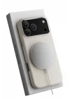 Mey İthalat®   iPhone 17 Pro Max Wonder Deri Magsafe Kapak - Beyaz