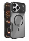Mey İthalat®   iPhone 17 Pro Max Zinko Magsafe Kapak - Siyah