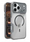 Mey İthalat®   iPhone 17 Pro Max Zinko Magsafe Kapak - Titan Gri