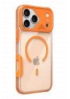 Mey İthalat®   iPhone 17 Pro Max Zinko Magsafe Kapak - Turuncu