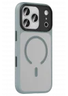 Mey İthalat®   iPhone 17 Pro Megane Magsafe Kapak - Titan Gri