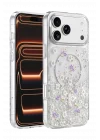 Mey İthalat®   iPhone 17 Pro Misk Simli Magsafe Kapak - Desen 2