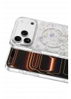 Mey İthalat®   iPhone 17 Pro Misk Simli Magsafe Kapak - Desen 2