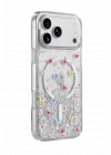 Mey İthalat®   iPhone 17 Pro Misk Simli Magsafe Kapak - Desen 4