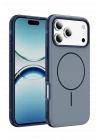 Mey İthalat®   iPhone 17 Pro Neksa Magsafe Kapak - Lacivert