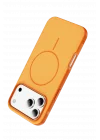Mey İthalat®   iPhone 17 Pro Neksa Magsafe Kapak - Turuncu