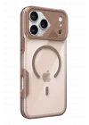 Mey İthalat®   iPhone 17 Pro Zinko Magsafe Kapak - Çöl Titanyum