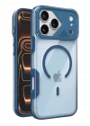 Mey İthalat®   iPhone 17 Pro Zinko Magsafe Kapak - Lacivert