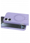 Mey İthalat®   iPhone 17 Regal Magsafe Standlı Kapak - Lila