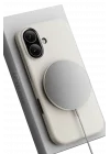 Mey İthalat®   iPhone 17 Wonder Deri Magsafe Kapak - Beyaz