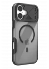 Mey İthalat®   iPhone 17 Zinko Magsafe Kapak - Siyah