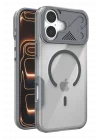 Mey İthalat®   iPhone 17 Zinko Magsafe Kapak - Titan Gri