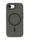 Mey İthalat®   iPhone 17E Megane Magsafe Kapak - Siyah