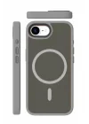 Mey İthalat®   iPhone 17E Megane Magsafe Kapak - Titan Gri