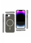 Mey İthalat®   iPhone 17E Megane Magsafe Kapak - Titan Gri