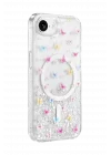 Mey İthalat®   iPhone 17E Misk Simli Magsafe Kapak - Desen 4