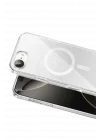 Mey İthalat®   iPhone 17E Sora Simli Magsafe Kapak - Beyaz