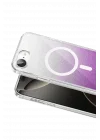Mey İthalat®   iPhone 17E Sora Simli Magsafe Kapak - Mor