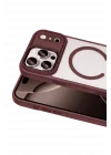 Mey İthalat®   iPhone 18 Pro Max Terea Magsafe Kapak - Bordo