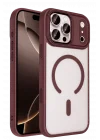 Mey İthalat®   iPhone 18 Pro Terea Magsafe Kapak - Bordo