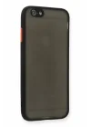 Mey İthalat®   iPhone 6 Kılıf Montreal Silikon Kapak - Siyah