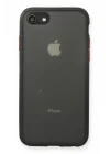 Mey İthalat®   iPhone 7 Kılıf Montreal Silikon Kapak - Siyah