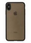 Mey İthalat®   iPhone XS Max Kılıf Montreal Silikon Kapak - Siyah