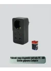 Mey İthalat® Isıya Dayanıklı PC Gövdeli Akım Korumalı Priz 4 USB Yeni Nesil