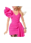 Mey İthalat® JJN73 DELUXE STYLE - Pembe Parlak Elbise