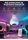 Mey İthalat® Kablosuz Bluetooth Hoparlör Led Lamba