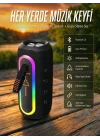Mey İthalat® Kablosuz Bluetooth Hoparlör Taşınabilir Çoklu Bağlantılı Özelliği