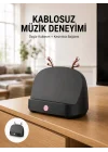 Mey İthalat® Kablosuz Bluetooth Hoparlör Telefon Koyma Özelliği Yüksek Ses Kaliteli