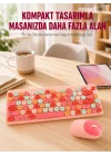Mey İthalat® Kablosuz Bluetooth Klavye – Çoklu Cihaz Desteği, Akıllı Güç Tasarrufu Yeni Nesil