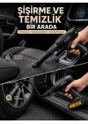 Mey İthalat® Kablosuz Hava Pompası ve Vakumlu El Süpürgesi