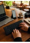 Mey İthalat® Kablosuz Katlanabilir Bluetooth Klavye Telefon Tablet Bilgisayar Uyumlu