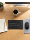 Mey İthalat® Kablosuz Klavye ve Mouse Kombosu Bluetooth Uyumlu Sessiz Set