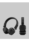 Mey İthalat® Kablosuz Kulak Üstü Bluetooth Kulaklık Güçlü Bas ve Katlanabilir Tasarım