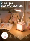 Mey İthalat® Kablosuz LED Masa ve Gece Lambası Dekoratif Şarjlı Tasarım