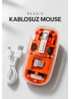 Mey İthalat® Kablosuz Mouse Fare 5.0 Bluetooth Bağlantılı USB Girişli