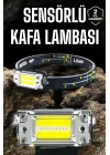 Mey İthalat® Kafa Lambası Led Fener Pratik Taşınabilir Ayarlanabilir USB Şarjlı