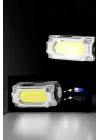 Mey İthalat® Kafa Lambası Led Fener Pratik Taşınabilir Ayarlanabilir USB Şarjlı