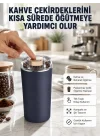 Mey İthalat® Kahve ve Baharat Öğütücü Kolay Temizlenebilir Paslanmaz Çelik Taşınabilir