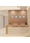 Mey İthalat® Kahverengi 4’lü Dünya Saat Seti 36 Cm Modern