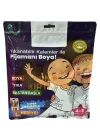 Mey İthalat® Kalem Hediyeli Boyanabilir Pijama 4-5 Yaş