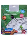 Mey İthalat® Kalem Hediyeli Boyanabilir Tişört 3-4 Yaş