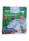 Mey İthalat® Kalem Hediyeli Boyanabilir Tişört 4-5 Yaş